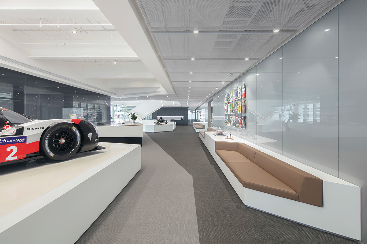 Porsche tasked anySCALE with designing their new China headquarters in Shanghai