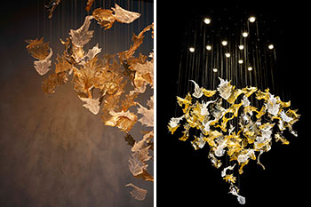Sans Souci Launches New Made to Order Luxury Lights - “Flying Leaves”