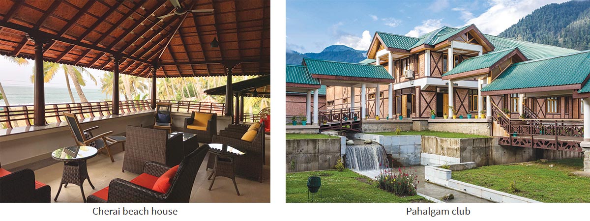 beach house and pahalgam club