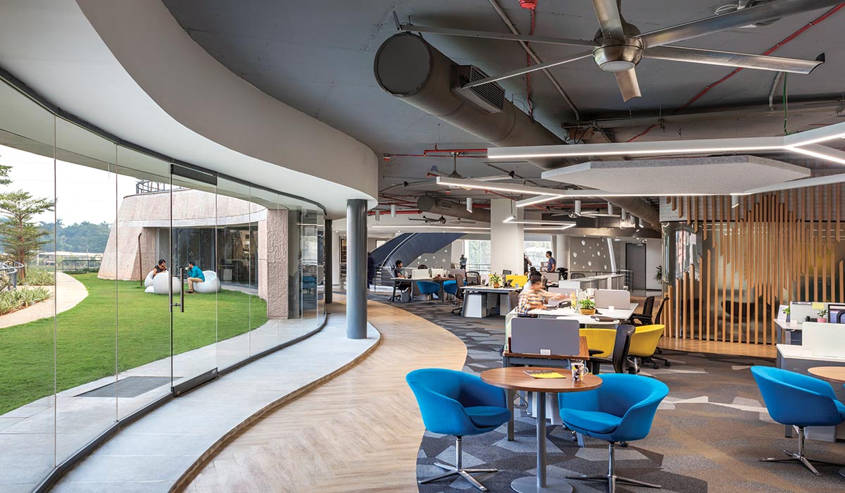Titan Bangalore MMA Open Office and bringing the outside in
