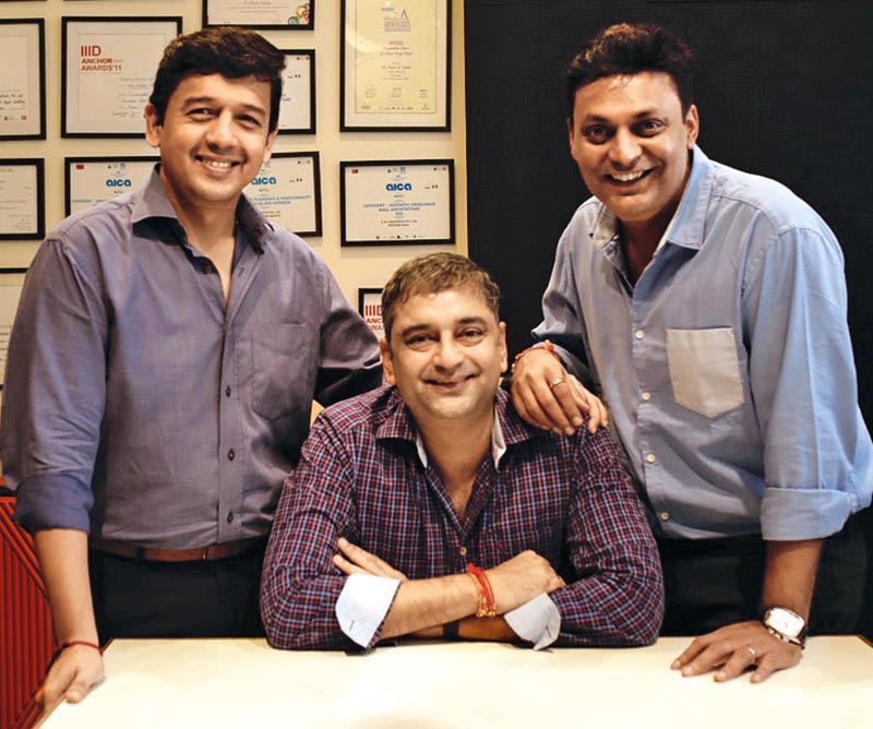 Ar. Kanhai Gandhi, Ar. Neemesh Shah, Ar. Shresht Kashyap KNS Architects