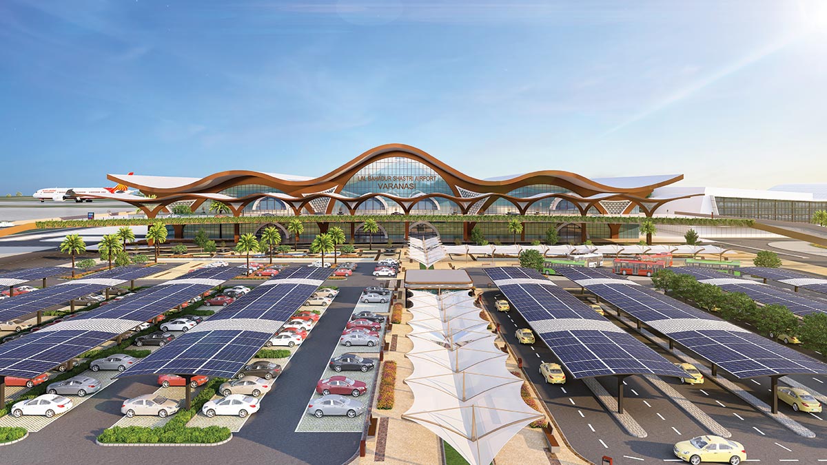 Varanasi Airport - Exterior Elevation View