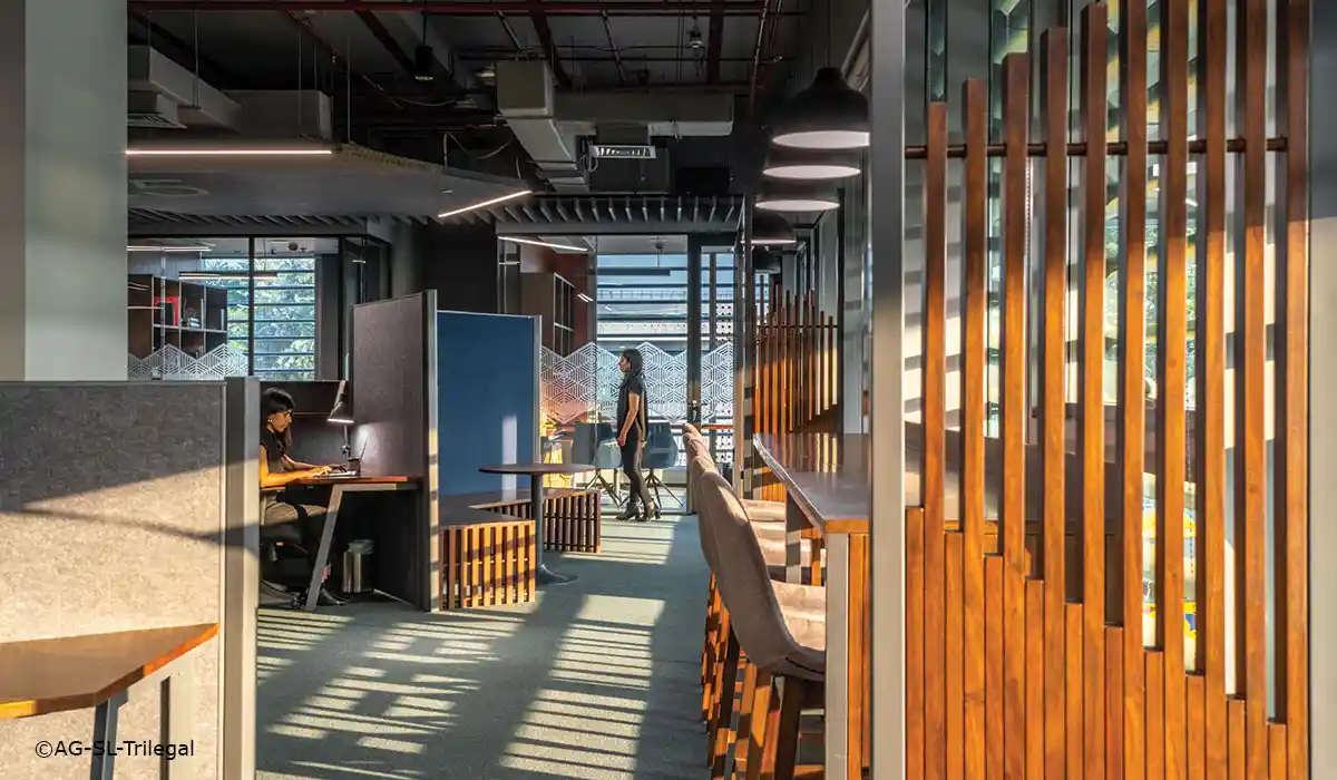 Office buildings are being designed to incorporate