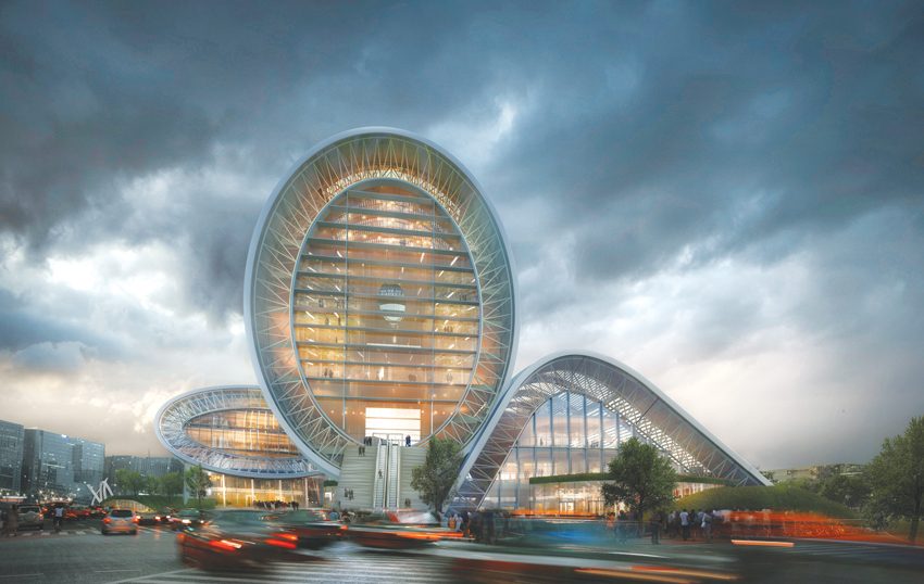 Form 4 Architecture Luminous Moon Gate