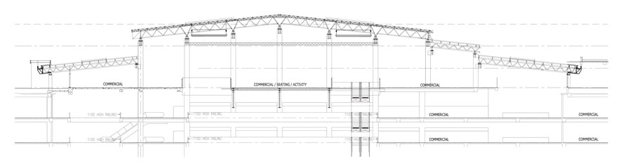 Section Through Atrium