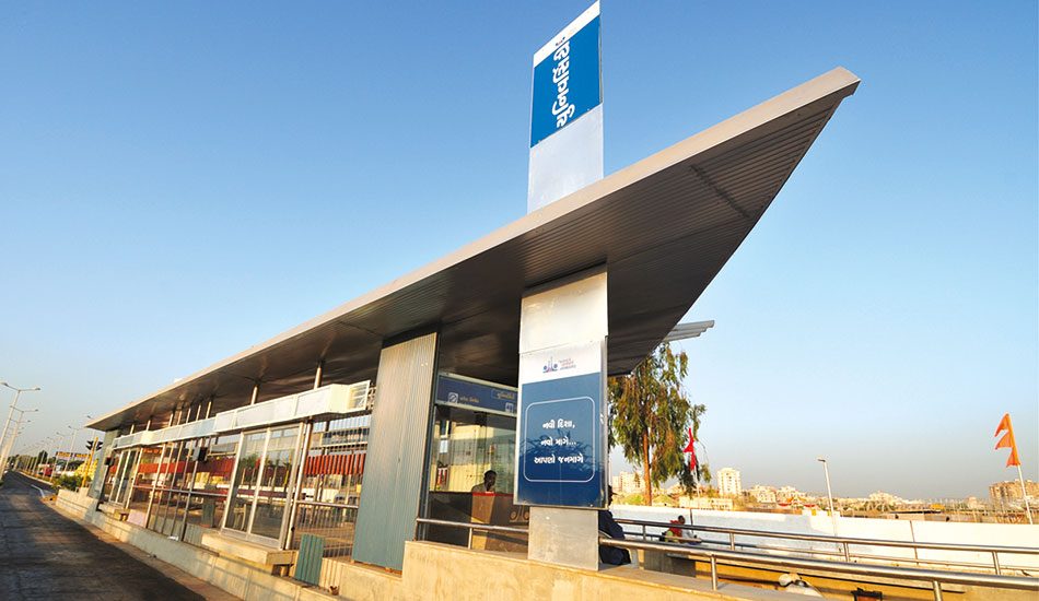 BRTS Bus-Stop Ahmedabad