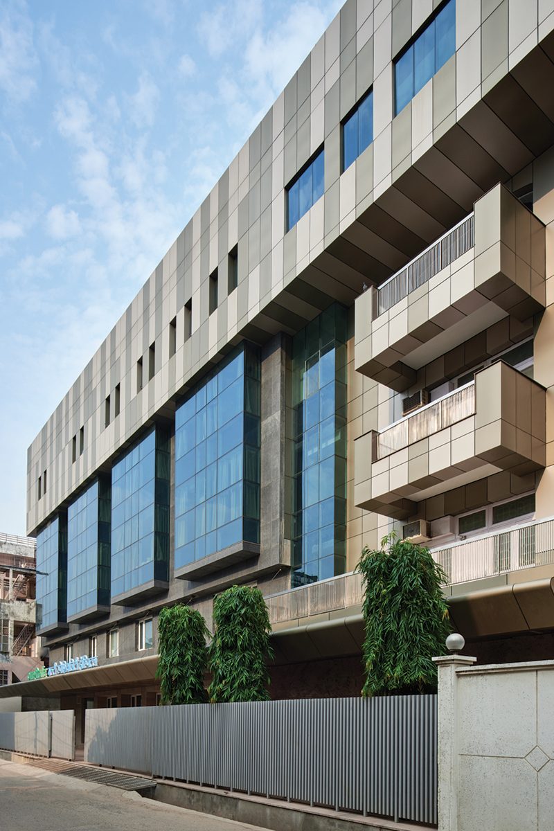 a vertical zoning system for the hospital
