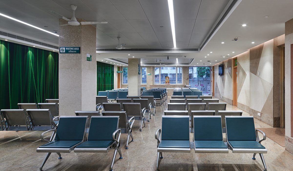 a vertical zoning system for the hospital