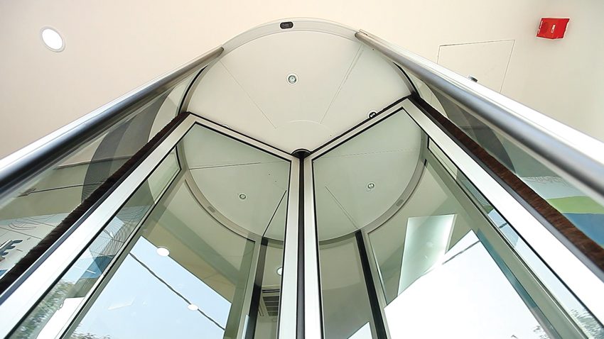 Revolving Glass Doors