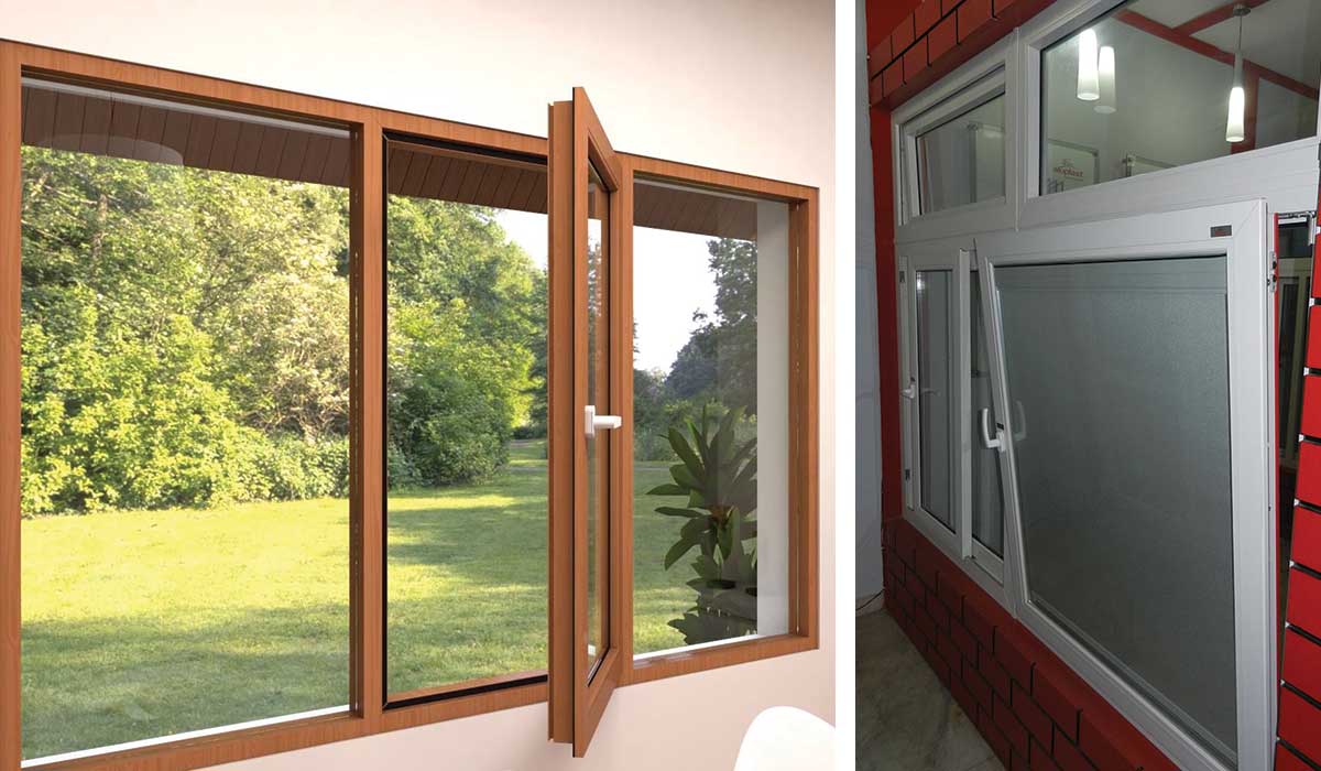 UPVC windows UPVC windows provide excellent thermal insulation