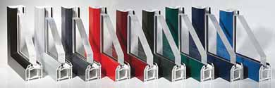 colured  upvc profiles