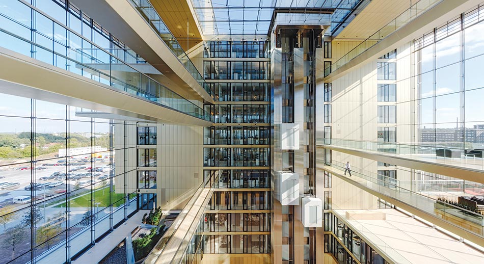 TWIN elevators at headquarter Essen