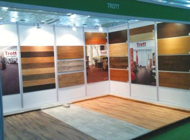 Laminate wooden flooring