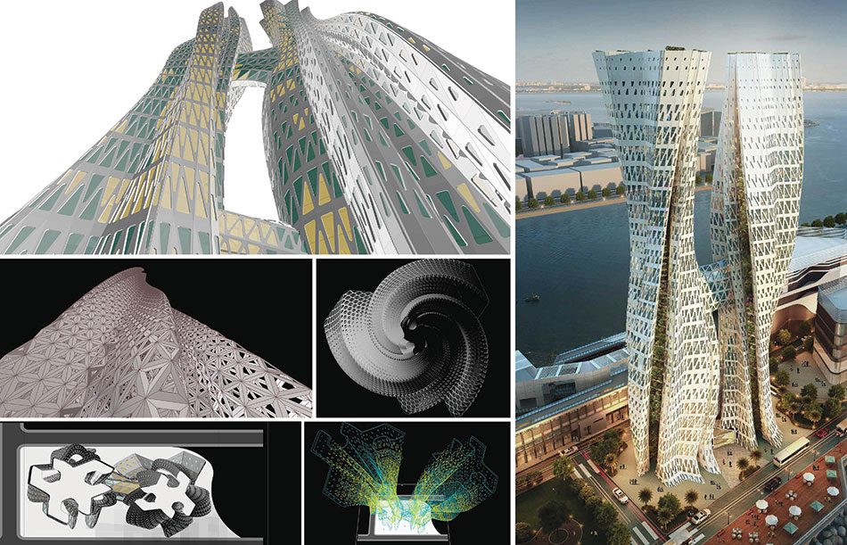 Parametric Facade Development of skyscraper in Hong Kong