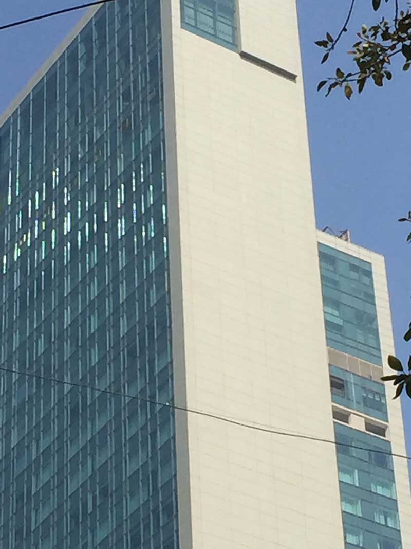 St Regis Hotel in Phoenix mills with Solid aluminum façade
