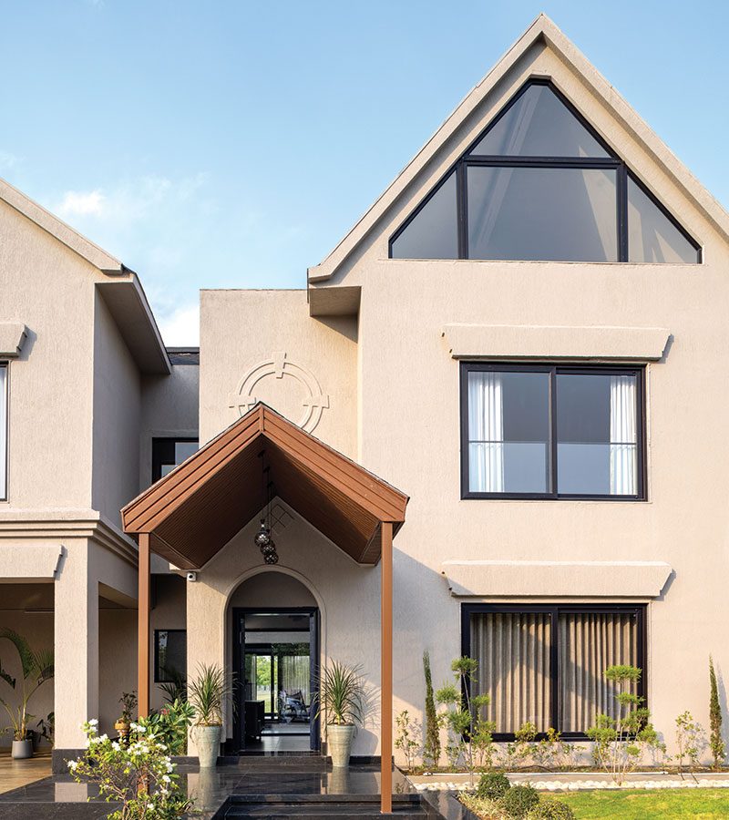 Azure Interiors Use of natural stone and simple metals