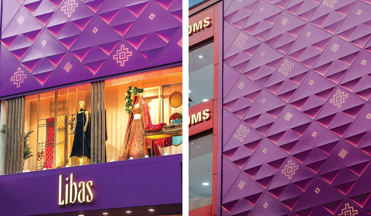 Libas–A Landmark Facade Libas is an Indian fashion brand
