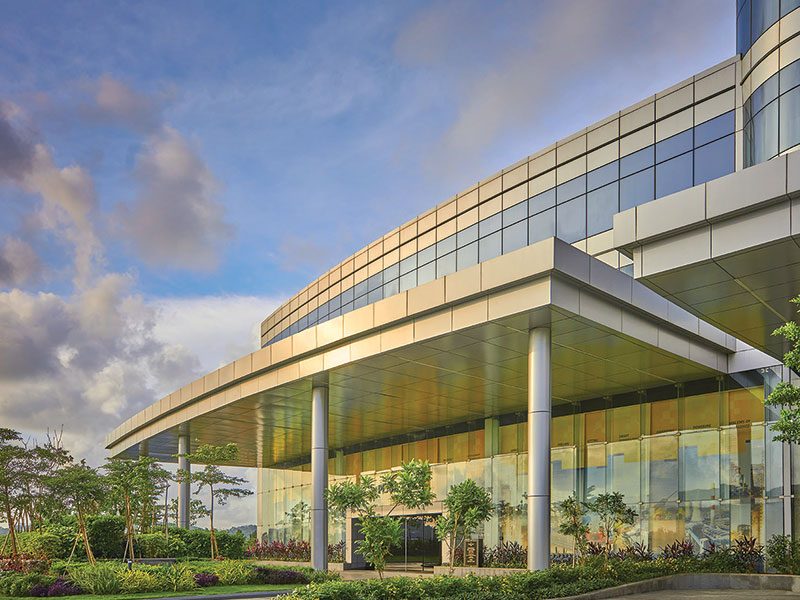 ALUCOBOND® Enhances L&T’s A M Naik Tower with Customized Metallic Shades for a Timeless Façade