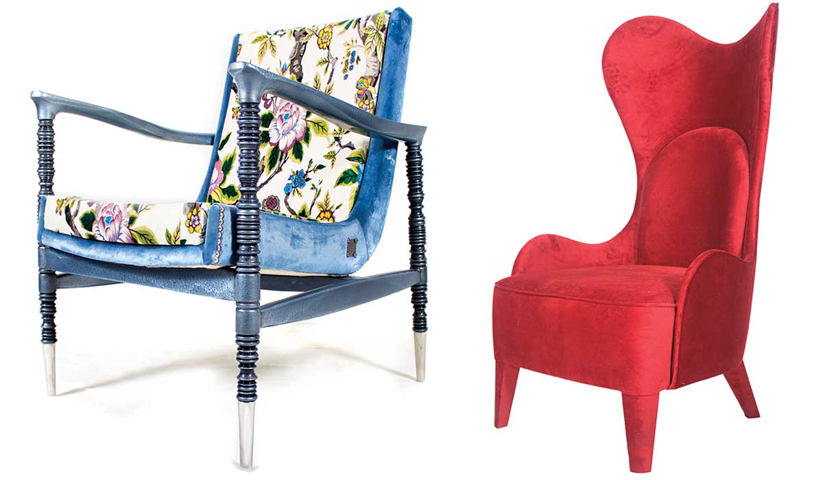 The Vogue long back armchair