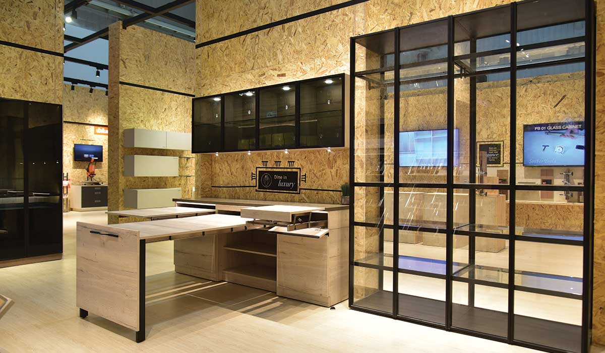 Häfele multi-functional space-saving furniture