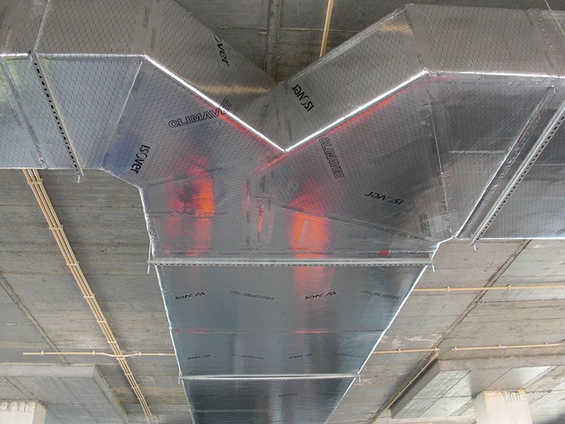 The Acoustic Board and Duct Board, a non-metal ducting system