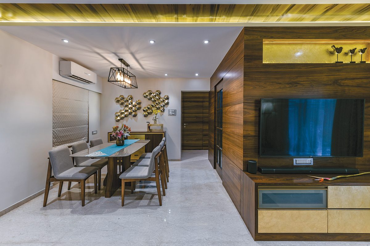 Smoked Teak Veneered Paneling