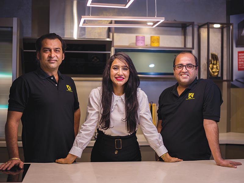 Abhishek Chadha, Aashita Chadha, & Vinayak Chadha at The KariGhars