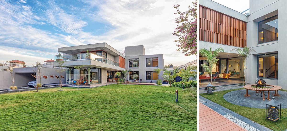 quintessential contemporary house designed by Vipul Patel Architects