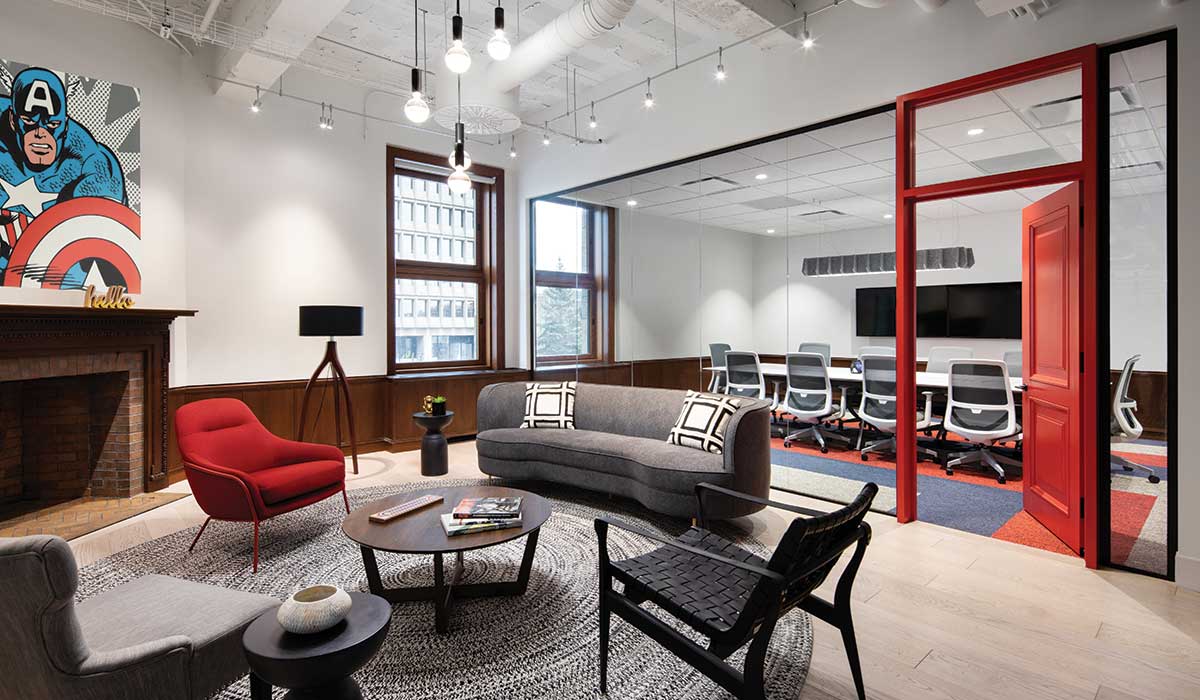 LumiGroup collaborates with inside Studio to create a symbiotic relationship between lighting and thoughtful design in the OneSpan office