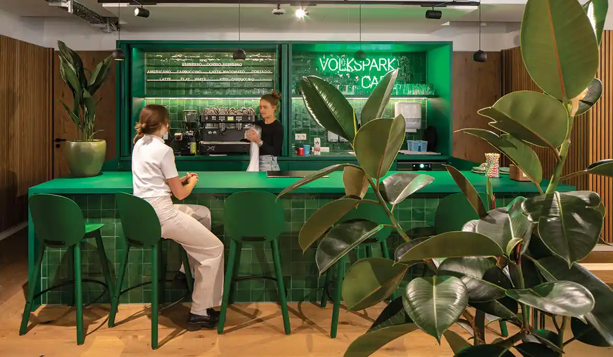 The interior redesign of Shopify Berlin is designed by MVRDV