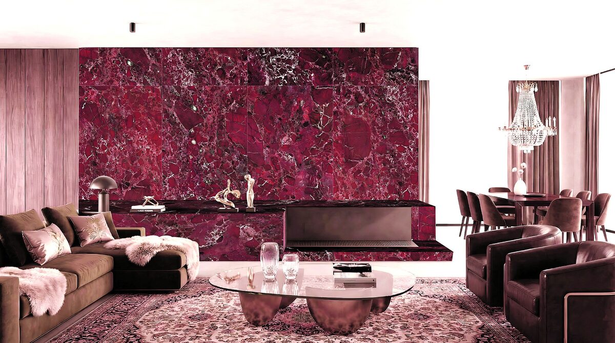 interior marble living room