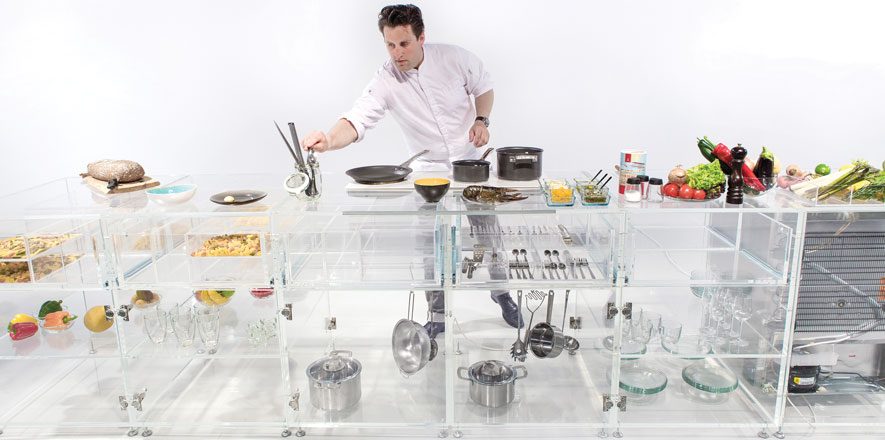 MVRDV fully transparent kitchen