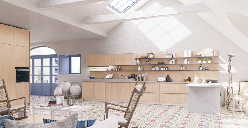 Grandeur Del Tongo Creta Frame Kitchen
