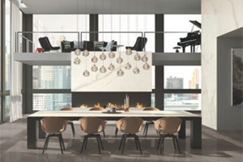 Kalingastone Quartz kitchen countertop in trendy beige