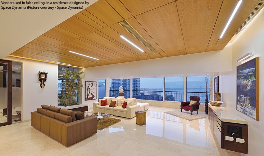 Veneer False Ceiling