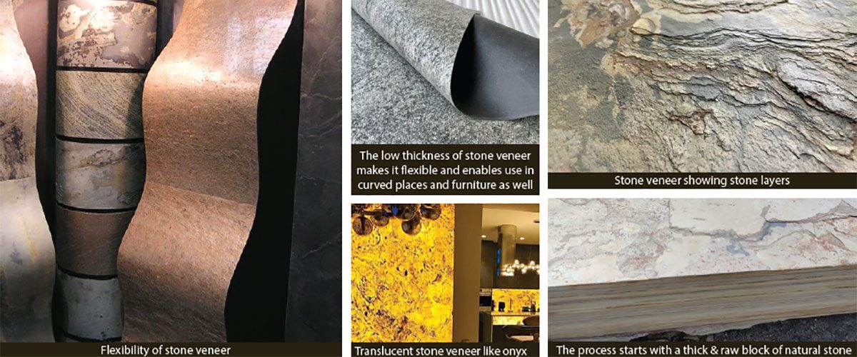 Stone veneer minimizes waste and environmental impact