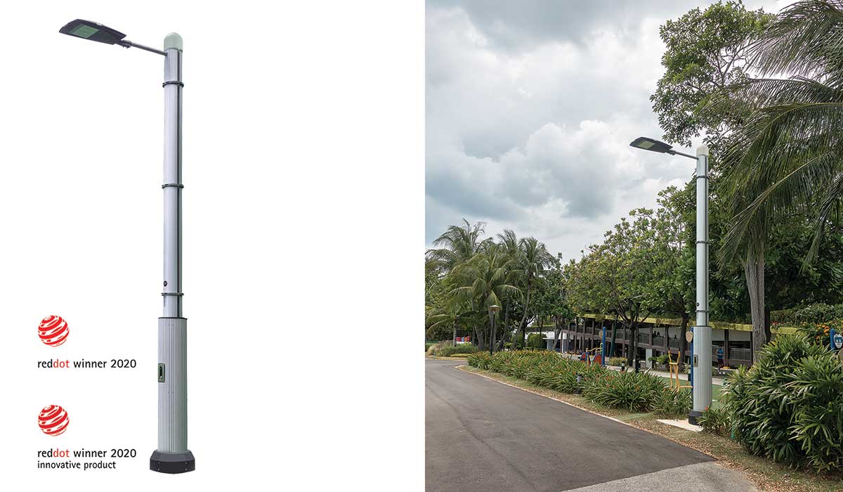 Smart Street Lamp Poles