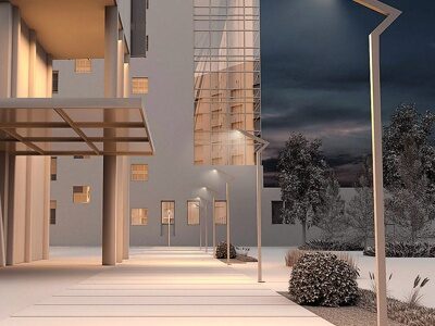 K-LITE Polar Lighting Pole For City Beautification