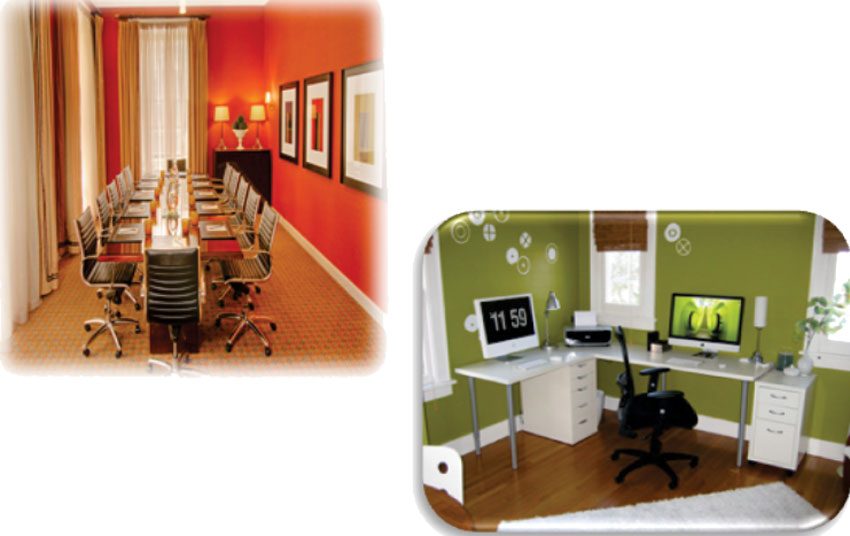 Paint colours help you to revamp your second home – Workplace/office