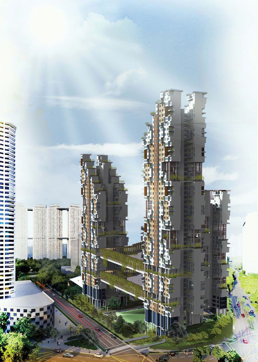 Sports in The Sky Towers View From Tajong Pagar CBD
