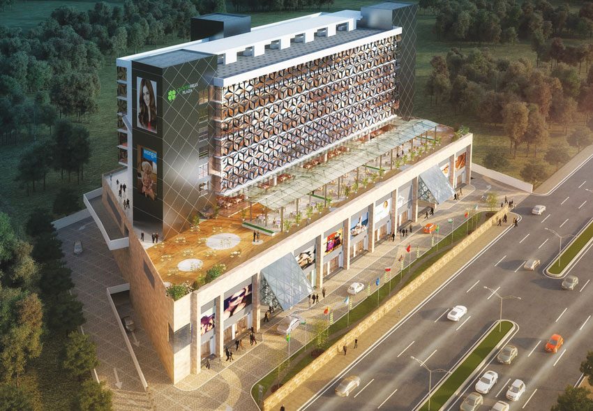 Clover Hills Plaza Aerial View
