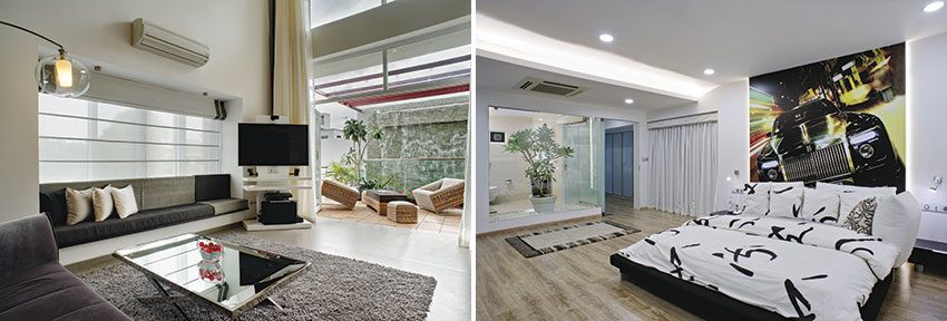 Tall House Living Room