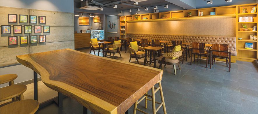 The Roastery indoor cafe