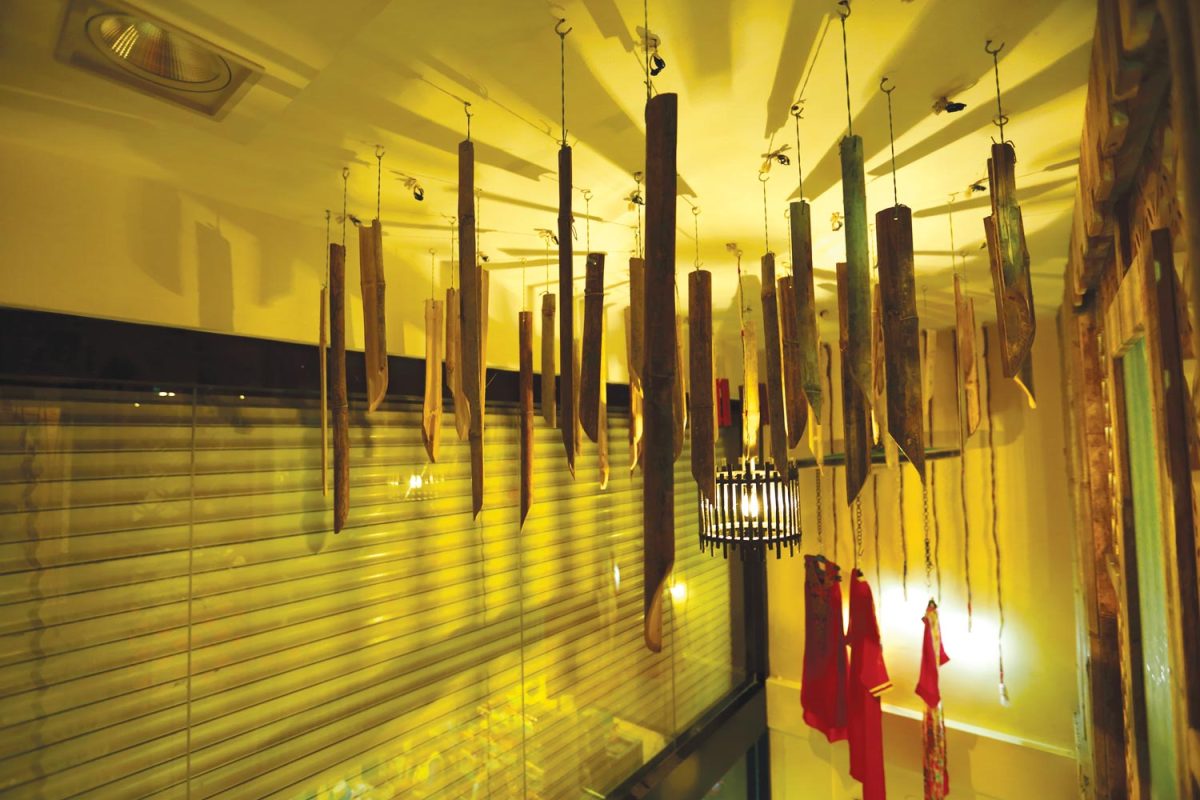 bamboo hanging