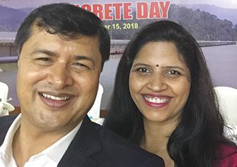 Ar. (Dr.) Harish Tripathi & Interior designer Jyoti D. Tripathi