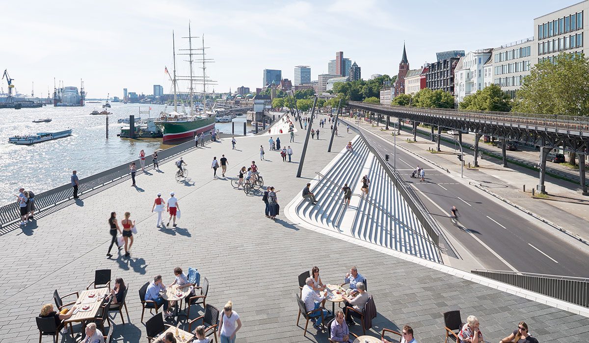 Hamburg River Promenade