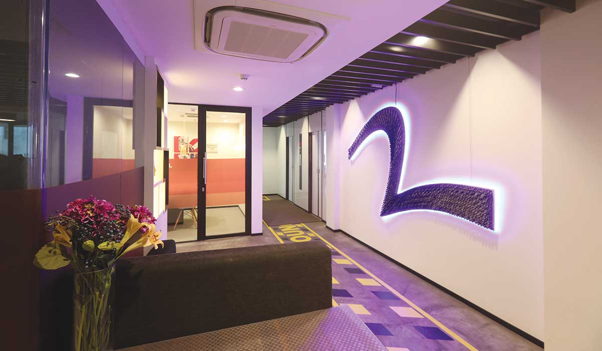 office of fashion brand Spykar designed by Transition Architects