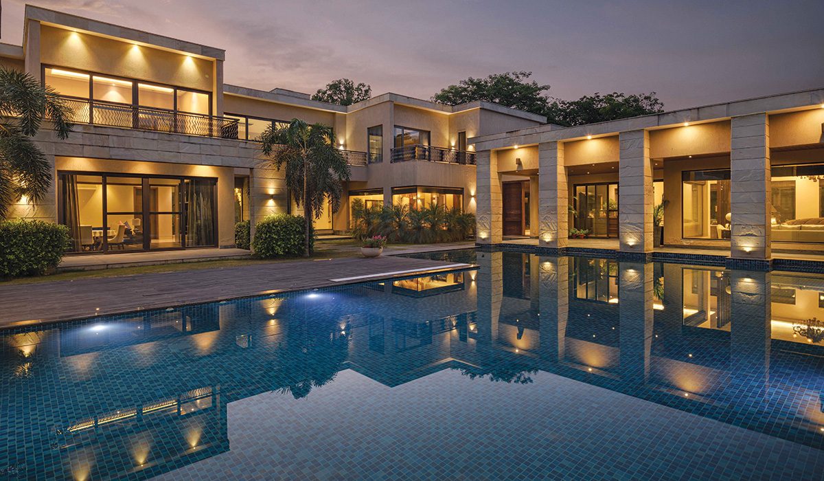 Designed as part of sprawling contemporary farmhouses