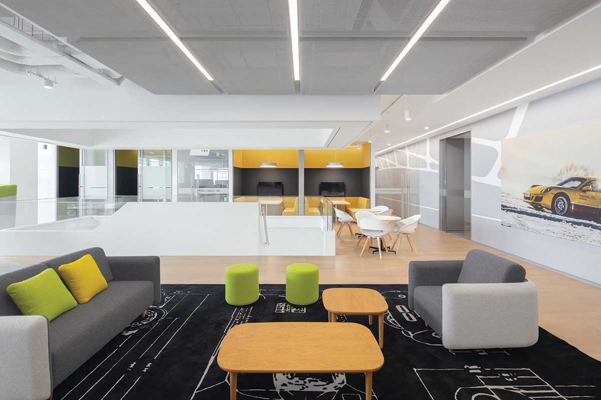 Porsche tasked anySCALE with designing their new China headquarters in Shanghai