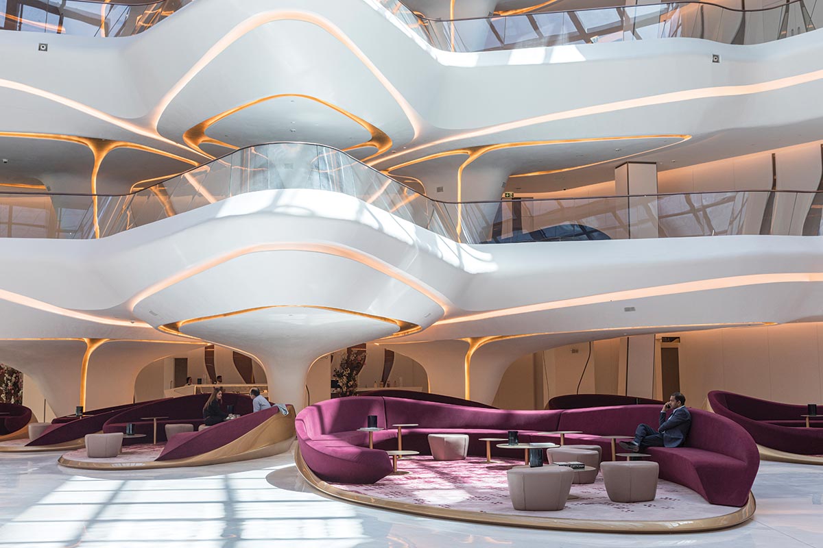 design of Opus is by Ar. Zaha Hadid